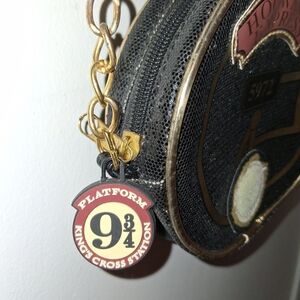 Black Mini Bag with Gold Accents